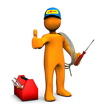 卡通電工 電工器材的趣味化科普與安全應(yīng)用